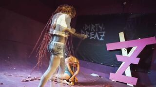 Branding while suspensing in ropes - Bondage Shibari Ritual - Private Sesion