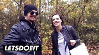 Big Tits Brunette Pina Deluxe Picked Up For Raunchy Fuck In A Big Van - LETSDOEIT