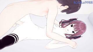 Natsuki Karin and I have intense sex in the bedroom. - CeVIO AI VOCALOID Hentai