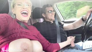 Angel Wicky spontaneous car fucking