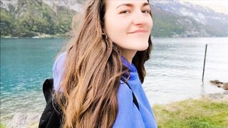 Cute stepsis Creampied massively to orgasm after family trip !!!