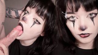 My Gothic step sister is Obsessed with Blowjobs