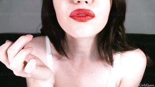 Red Lips Mouth Tease