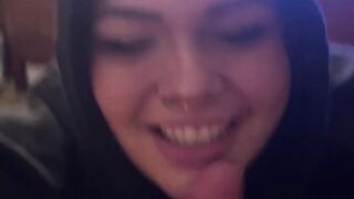 Oops! Cum hit the screen!
