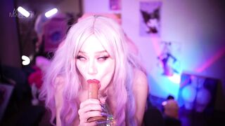 Sparkling Ahegao Princess blowjob - anniemaymay