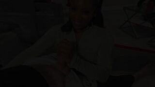 Confessed about being a slut at a party while sucking him off!