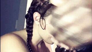 cheating slut wife wants a black man to cum on her face