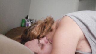 Nikki sucks and cums