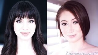 Two Brunettes Audition at Amateur Allure