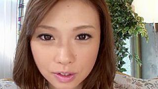 Brunette Japanese babe gets busy during an interview - FapHouse